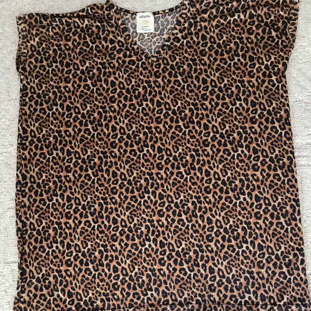 Leopard print Mini dress “April Vintage
